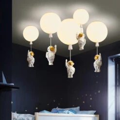 Design Astronaut Ceiling Light Nursery Light Fixture