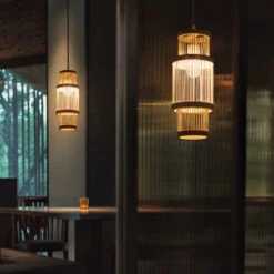 Mid-century Craft Bamboo Pendant Lights -Demolights Sales Store 04 851ff39e fea0 43b5 9369 c9f8692363dd