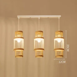 Mid-century Craft Bamboo Pendant Lights -Demolights Sales Store 08
