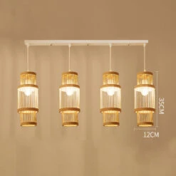 Mid-century Craft Bamboo Pendant Lights -Demolights Sales Store 09 1