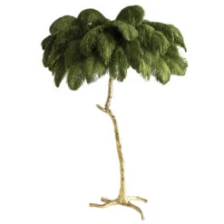 Luxury Ostrich Feather Brass Floor Lamp -Demolights Sales Store 12 002e34af 8207 4385 bed7 9d113fed2612