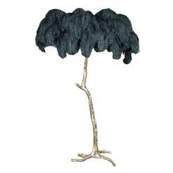 Luxury Ostrich Feather Brass Floor Lamp -Demolights Sales Store 13 4a2116bf f6ab 404d b086 7ffa005fa9c6