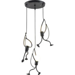 Modern Creative Iron People Lamp Adjustable Height Iron Chandelier -Demolights Sales Store 2 3cb6b1c1 f492 44d0 82ab 1b5ccf041845