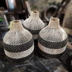 Rattan Pendant Light Woven Light Fixture -Demolights Sales Store 3010855 3