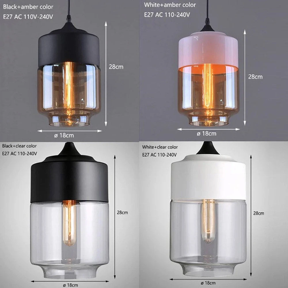 Industrial Lighting Kitchen Rustic Glass Pendant Light 7 Industrial Lighting Kitchen Rustic Glass Pendant Light - Image 7