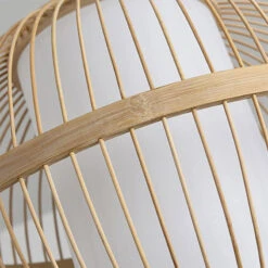 Minimalist Handcrafted Bamboo Pendant Lighting -Demolights Sales Store 40 30cm 07 1