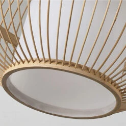 Minimalist Handcrafted Bamboo Pendant Lighting -Demolights Sales Store 40 30cm 08 1