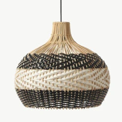 Black & White Lampshade Rattan Pendant Light 16 Black & White Lampshade Rattan Pendant Light -Demolights Sales Store 5 441b834a c334 4c55 8e2c 7b6bc0a7ddf8