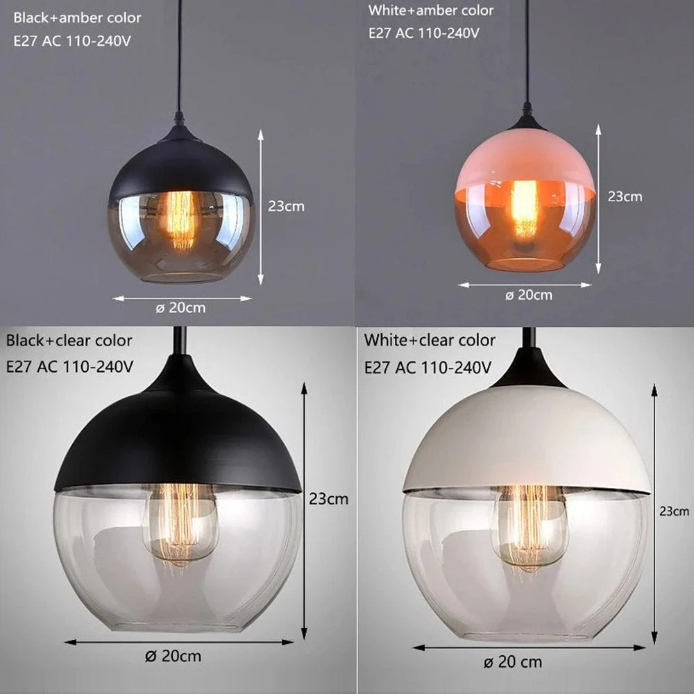 Industrial Lighting Kitchen Rustic Glass Pendant Light 9 Industrial Lighting Kitchen Rustic Glass Pendant Light - Image 9