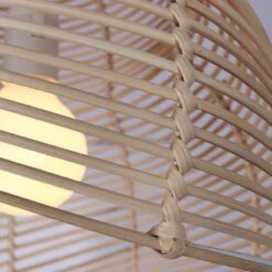 Conch Wicker Lamp Handmade Rattan Light Bamboo Lampshade -Demolights Sales Store 613aPEMrTWL 1