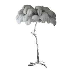 Luxury Ostrich Feather Brass Floor Lamp -Demolights Sales Store 6 87cf4e80 5929 4b81 b0de 72019184952a
