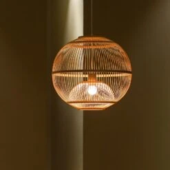 Traditional Bamboo Pendant Artistic Suspension Hanging Light Fixture -Demolights Sales Store ATH10341 1