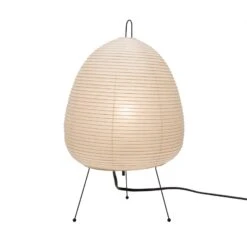 Japanese Style Tripod Rice Paper Table Lamps For Bedroom -Demolights Sales Store Akari 1A Table lamp