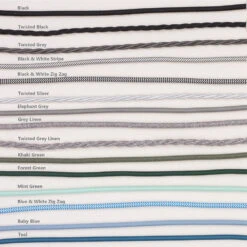 Luxury Modern Indoor Pendant Light With Ribbed Clear Glass -Demolights Sales Store CableSquaresforwebsite 02NOV2019 jpg 1