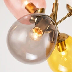 Nordic Led Glass Chandelier Pendant Lamp Kitchen Fixtures Living Room Bedroom -Demolights Sales Store DL10002 8 1