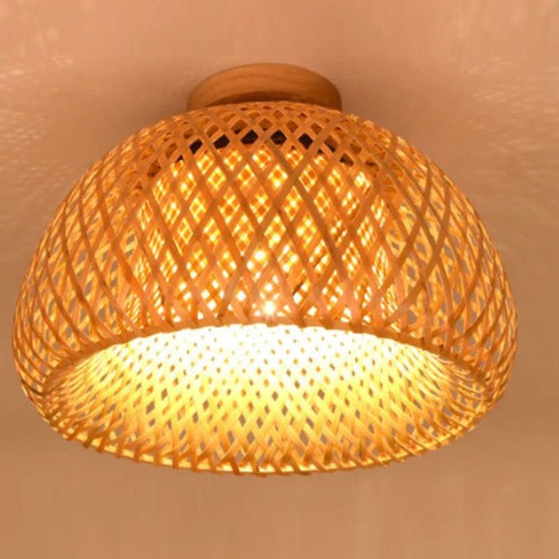 Bamboo Pendant Light Handmade Lamp Shade 5 Bamboo Pendant Light Handmade Lamp Shade - Image 5