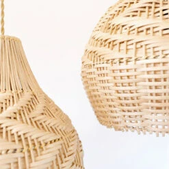 Round Handmade Rattan Lampshade Rustic Wicker Boho Lamp -Demolights Sales Store DL10011 6 86ffe182 bb5c 4409 b4bb 97afe02e23ce