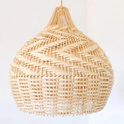 Round Handmade Rattan Lampshade Rustic Wicker Boho Lamp -Demolights Sales Store DL10011 7 0e4c63c5 bbc7 4156 921f 9c1a62c40f89