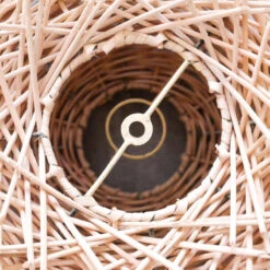 Rattan Lamp Shade Rustic Pendant Light Woven Lamp Chandelier -Demolights Sales Store DL10012 7