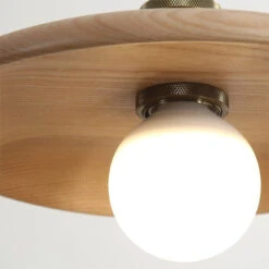 Nordic Wood Pendant Light Retro Lamp Creative Solid Wood Chandelier -Demolights Sales Store DL10016 3 1