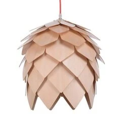 Wood Pine Cone DIY Pendant Nordic Wooden Chandelier Handcraft Ceiling Lampshade -Demolights Sales Store DL10020 3