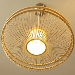Handicraft Bamboo Pendant Light Creative Chandelier Home Decor Art -Demolights Sales Store DL10024 4 1