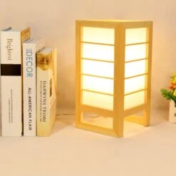 Wooden Japanese Desk Lights Table Light Decoration Lamp -Demolights Sales Store DL10028 2