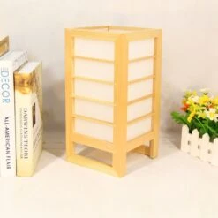 Wooden Japanese Desk Lights Table Light Decoration Lamp -Demolights Sales Store DL10028 4