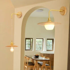 Wooden Wall Light-Wood Pendant Light-Vintage Wall Lamp-Boho Light Fixture