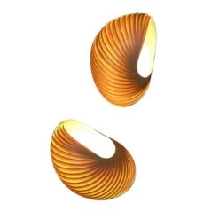Shell Plug In Wall Sconce Wood Lampshade Art Sconce Light -Demolights Sales Store DL10034 3