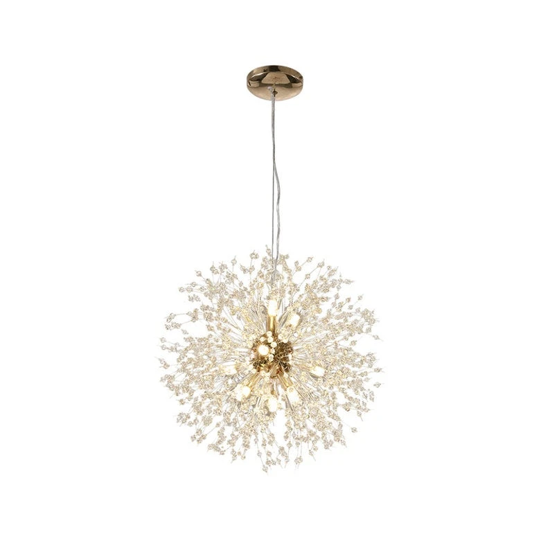 Design Dandelion Beaded Ceiling Light Flower Pendant Lights Crystal Chandelier 4 Design Dandelion Beaded Ceiling Light Flower Pendant Lights Crystal Chandelier - Image 4