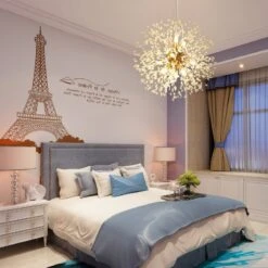 Design Dandelion Beaded Ceiling Light Flower Pendant Lights Crystal Chandelier 9 Design Dandelion Beaded Ceiling Light Flower Pendant Lights Crystal Chandelier -Demolights Sales Store DL10041 5 1