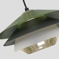 Green Pendant Light Modern Chandelier 3 Layer Light Fixture Art -Demolights Sales Store DL10042 7