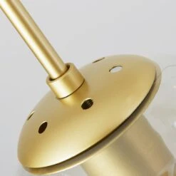 Glass Pendant Light Bubble Spiral Staircase Ball Brass Chandelier -Demolights Sales Store DL10044 3 1