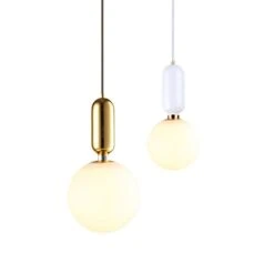 Modern Kitchen Pendant Light Unique Brass Ceiling Light -Demolights Sales Store DL10048 3 1