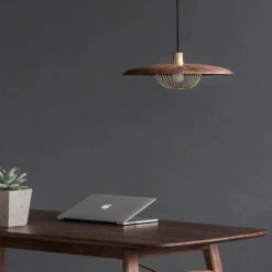 Mid-century Elegant Wooden Ceiling Lighting -Demolights Sales Store DL10058 4 1