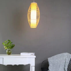 Southeastern Wabi Sabi Art Ceiling Light Weave Bamboo Pendant Lamp 10 Southeastern Wabi Sabi Art Ceiling Light Weave Bamboo Pendant Lamp -Demolights Sales Store DL10062 10