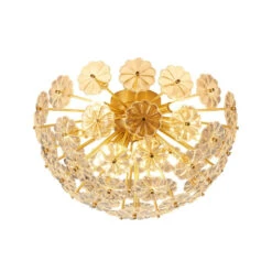 Luxury Crystal Flowers Starburst Ceiling Light Modern Flush Mount Ceiling Lamp -Demolights Sales Store DL10066 1