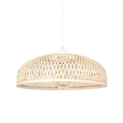Bamboo Strip Bowl Cage Pendant Lampshade -Demolights Sales Store DL10067 5 1