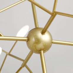 Modern Semi Flush Mount Pendant Light Luxurious Mid Century Firefly Ceiling Lamp -Demolights Sales Store DL10069 2 1