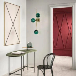 Green/Clear Glass Globe Wall Sconce Lamp Minimalist 14 Green/Clear Glass Globe Wall Sconce Lamp Minimalist -Demolights Sales Store DL10074 1 be9ef2fe c34e 41e1 9284 d4631e0f128f