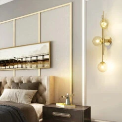 Green/Clear Glass Globe Wall Sconce Lamp Minimalist 18 Green/Clear Glass Globe Wall Sconce Lamp Minimalist -Demolights Sales Store DL10074 7