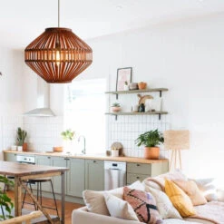 Country Retro Restaurant Chandelier Industrial Bamboo Braided Lantern 9 Country Retro Restaurant Chandelier Industrial Bamboo Braided Lantern -Demolights Sales Store DL10077 7