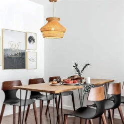 Kitchen Bamboo Pendant Lights Art Chandeliers Home Decoration -Demolights Sales Store DL10081 5 1