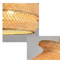 Kitchen Bamboo Pendant Lights Art Chandeliers Home Decoration -Demolights Sales Store DL10081 7 1