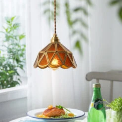 Nordic Vintage Glass Pendant Lights -Demolights Sales Store DL10084ClearGlassShadeHangingLampModern Style 3 1
