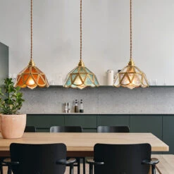 Nordic Vintage Glass Pendant Lights -Demolights Sales Store DL10084ClearGlassShadeHangingLampModern Style 5