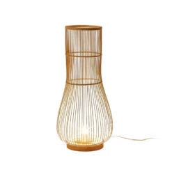 Bamboo Fish Trap Standing Light Floor Lamp -Demolights Sales Store DL10088 1 1