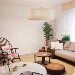 Japanese-style Designer Fabric Chandeliers Home Decor Lamp