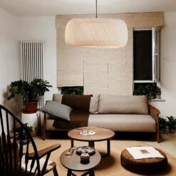 Japanese-style Designer Fabric Chandeliers Home Decor Lamp -Demolights Sales Store DL10092 7 1